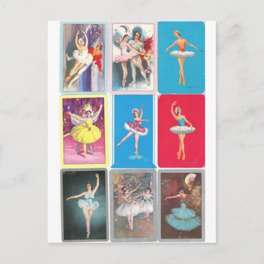 Primaballerina Postkarte (Vorderseite)