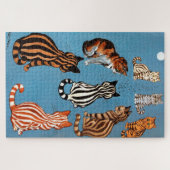 Primadonna von der Nacht, Louis Wain Puzzle (Horizontal)