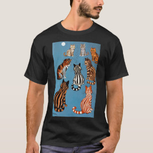 Primadonna von der Nacht, Louis Wain T-Shirt