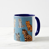 Primadonna von der Nacht, Louis Wain Tasse (VorderseiteRechts)