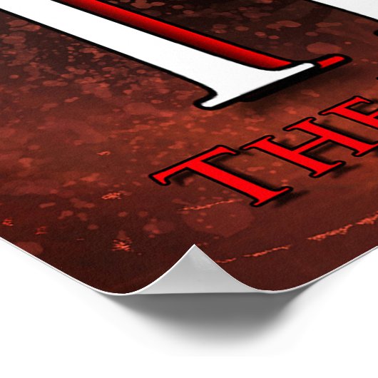 PRIMAL DRITTES 24"x36"-Poster Poster (Ecke)