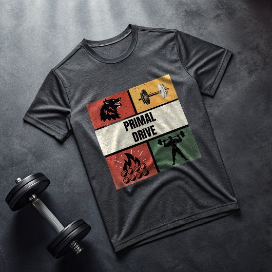 Primal Drive Gym T-Shirt – Savage Alpha Workout 