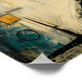 Primal Mirror Contemporary Abstract Expressionism Poster (Ecke)