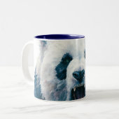 Primal Power 005 – Panda Zweifarbige Tasse (Vorderseite Links)