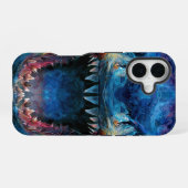 Primal Power 011 – Megalodon iPhone 16 Hülle (Rückseite (Horizontal))