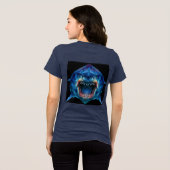 Primal Power 011 – Megalodon Tri-Blend Shirt (Rückseite voll)