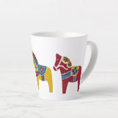 Primäre Farben Dala Pferde von Julia Milchtasse (Rechte Ecke)