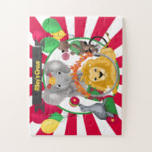 Primäre Farben des Niedlichen Zirkus Puzzle (Vertikal)