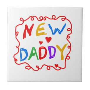 Primäre Farben - Geschenke von New Daddy Fliese