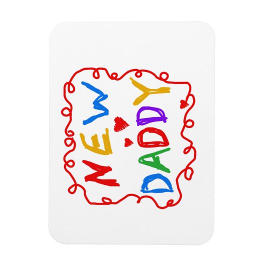 Primäre Farben - Geschenke von New Daddy Magnet (Vertikal)