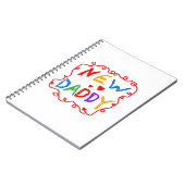 Primäre Farben - Geschenke von New Daddy Notizblock (Linke Seite)