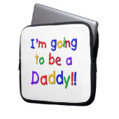 Primäre Farben werden zu Daddy-Geschenken. Laptopschutzhülle (Vorderseite Links)