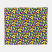 Primäre Gesichtsperlen, BLUE-FLEECE BLANKET m Fleecedecke (Vorderseite (Horizontal))