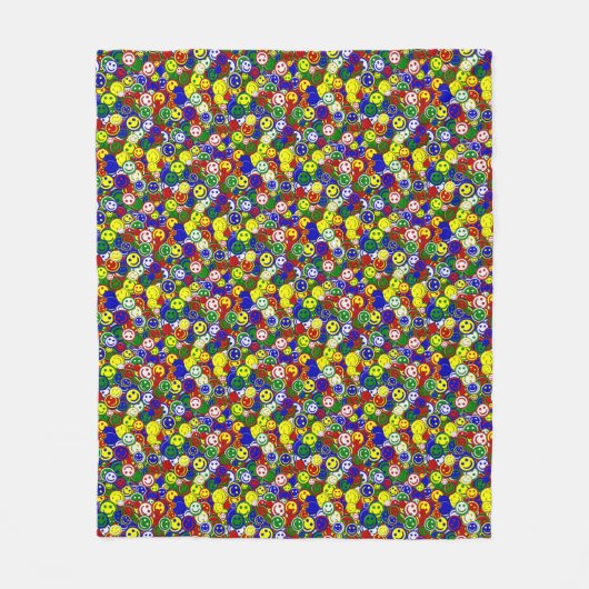 Primäre Gesichtsperlen, RED-FLEECE BLANKET m Fleecedecke (Vorderseite)