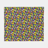 Primäre Gesichtsperlen, RED-FLEECE BLANKET m Fleecedecke (Vorderseite (Horizontal))