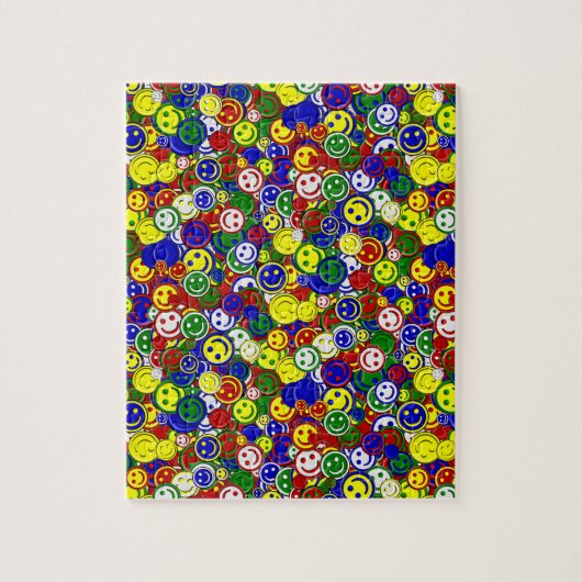 Primäre Gesichtsperlen, RED-JIGSAW PUZZLE (Vertikal)