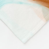 Primäre Hülle - Wasserfarben Fleecedecke (Ecke)