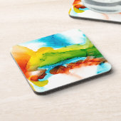 Primäre Hülle - Wasserfarben Getränkeuntersetzer (Linke Seite)