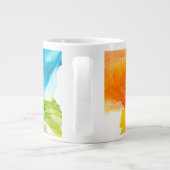 Primäre Hülle - Wasserfarben Jumbo-Tasse (Rückseite)