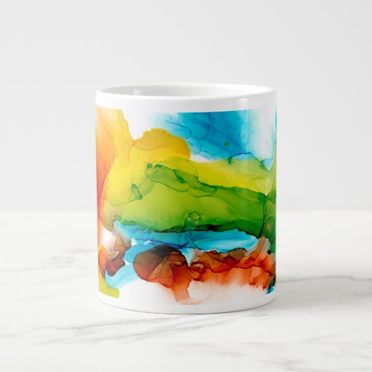 Primäre Hülle - Wasserfarben Jumbo-Tasse (Vorderseite)