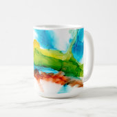 Primäre Hülle - Wasserfarben Kaffeetasse (VorderseiteRechts)