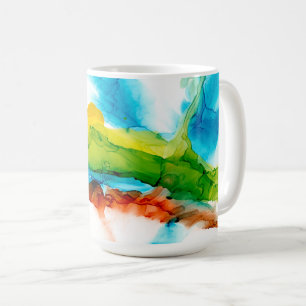 Primäre Hülle - Wasserfarben Kaffeetasse