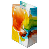 Primäre Hülle - Wasserfarben Kleine Geschenktüte (Rückseite Schrägansicht)