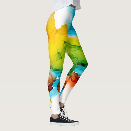 Primäre Hülle - Wasserfarben Leggings (Rechts)