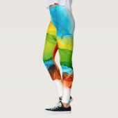 Primäre Hülle - Wasserfarben Leggings (Links)