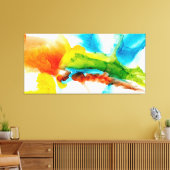 Primäre Hülle - Wasserfarben Leinwanddruck (Insitu (Wohnzimmer))