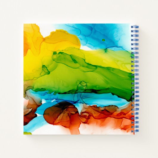 Primäre Hülle - Wasserfarben Notizblock (Rückseite)