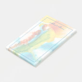 Primäre Hülle - Wasserfarben Post-it Klebezettel (angewinkelt)