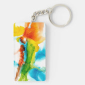 Primäre Hülle - Wasserfarben Schlüsselanhänger (Rückseite)