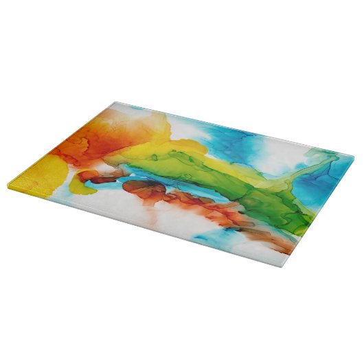 Primäre Hülle - Wasserfarben Schneidebrett (Ecke)