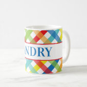 Primäre Kreuzrisen personalisierter Mug Kaffeetasse (VorderseiteRechts)