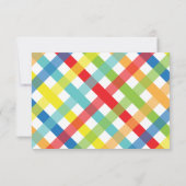 Primäre Krisen Kreuzung Personalisierter Flachbild Dankeskarte (Rückseite)