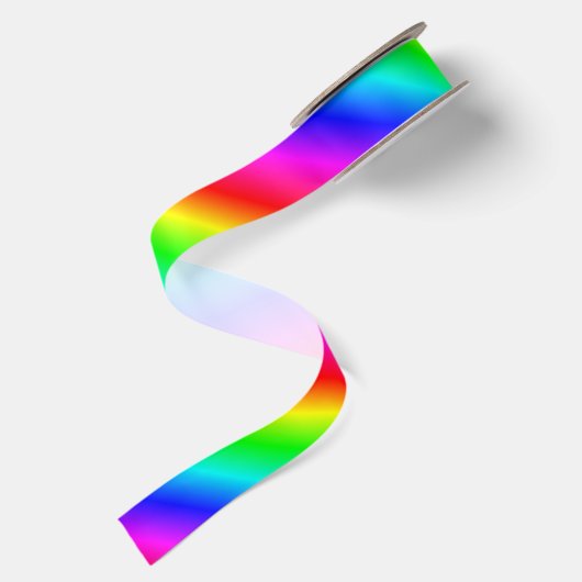 Primäre Regenbogenglättung Satinband (Rückseite)
