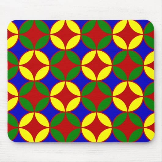 Primäre Runden-04-COMPUTER-MOUSEPAD Mousepad (Vorne)