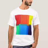 Primäre TertiärfarbeAbstraktes Design T-Shirt (Vorderseite)