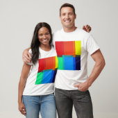 Primäre TertiärfarbeAbstraktes Design T-Shirt (Unisex)