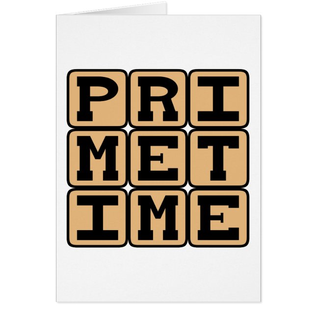 Primäre Zeit, Fernsehprogrammblock (Vorne)