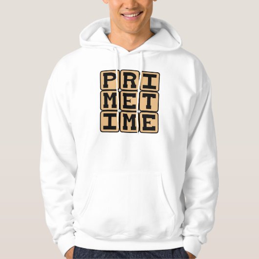 Primäre Zeit, Fernsehprogrammblock Hoodie (Vorderseite)