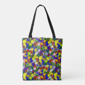 Primärer BLAUE-ALLOVER-BEUTEL-BAG Tasche (Rückseite)