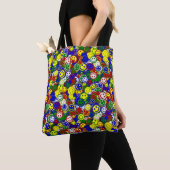 Primärer BLAUE-ALLOVER-BEUTEL-BAG Tasche (Von Nahem)
