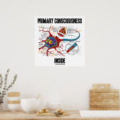 Primäres Bewusstsein im Inneren (Neuron/Synapse) Poster (Küche)