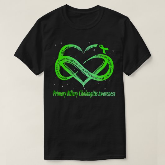 Primäres Biliary Cholangitis Warrior Ich bin Gesch T-Shirt (Design vorne)