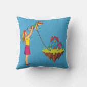 Primäres Farbpuzzle: Mama & Baby "You Complete me Kissen (Rückseite)