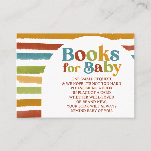 PrimärfarbBoho-Regenbogen-Anforderung Begleitkarte (Vorderseite)