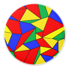 Primärfarben "Creasen" Keramikknauf