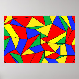 Primärfarben "Cremes" extra große Druckfarben Poster